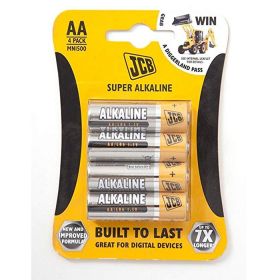 JCB Super AA Battery - 4 Pack