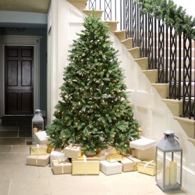 7ft Pre-Lit Newberry Spruce Artificial Christmas Tree