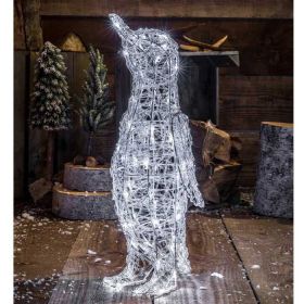 NOMA 1m Standing Penguin LED Light Figure - White
