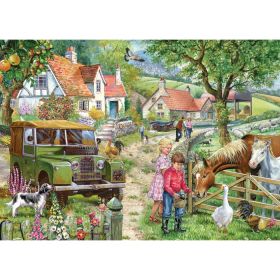 House Of Puzzles The Redcastle Collection MC509 Orchard Farm Jigsaw Puzzle - 1000 Piece