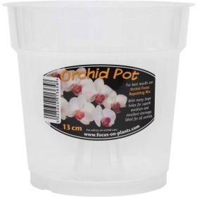 Growth Technology Orchid Pot, 13cm - Clear