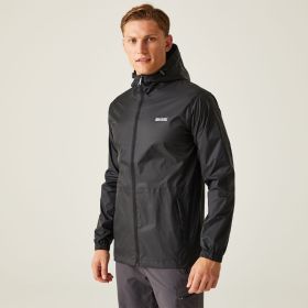 Regatta Men’s Pack-It Jacket III Waterproof Packaway Jacket – Black