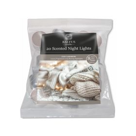 Baltus Candles Pack of 20 Scented Tealights - Cosy Cashmere
