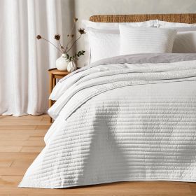 Bianca Fine Linens Quilted Throw - White