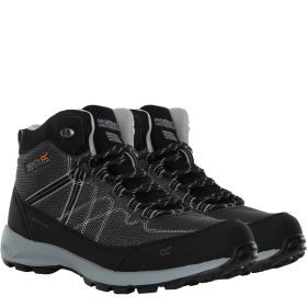 Regatta Men’s Samaris Lite Mid Walking Boots – Black/Dark Steel