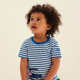 Regatta Children’s Peppa Pig Stripe Short Sleeve T-Shirt – Imperial Blue