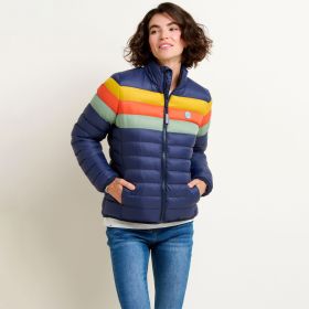 Brakeburn Women's Retro Style Quilted Puffer Jacket - Multi