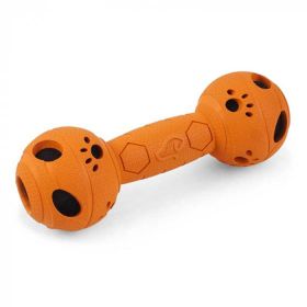 Zoon Squeaky Ball Rubber Dumbbell