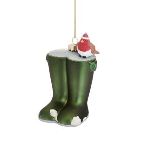 Christmas Wellies Decoration - 12cm