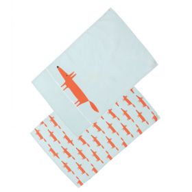 Scion Living Mr Fox Set Of 2 Tea Towels - Blue