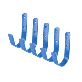 Shires Stable Hooks, Pack of 5 - Blue