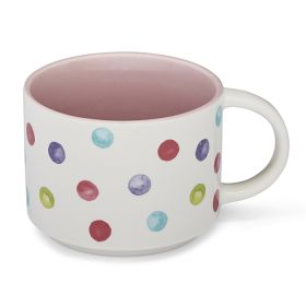 Cooksmart Pink Stacking Mug – Spotty Dotty