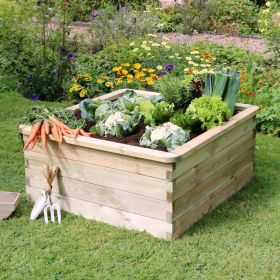 Zest Outdoor Living Sleeper Raised Bed - Square