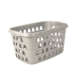Strata Rectangular Laundry Basket - Cool Grey