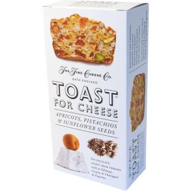 The Fine Cheese Company Toast for Cheese - Apricots, Pistachios & Sunflower Seeds