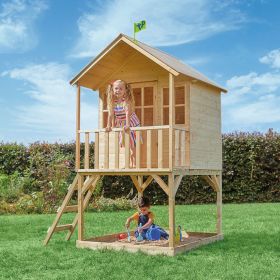 TP Hill Top Wooden Tower Playhouse