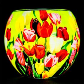 Benaya Art Ceramics Tulips Tealight Holder