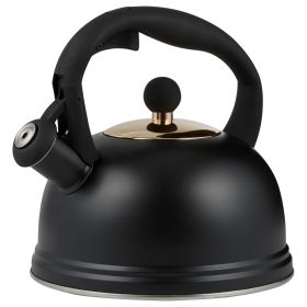 Typhoon Otto Whistling Stove Top Kettle, 1.8L – Black