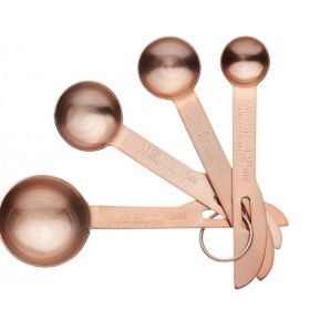 MasterClass Copper Effect Measuring Spoon Set - 4 Piece