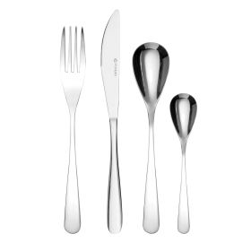 Viners Stockholm Cutlery Set, Silver – 16 Piece