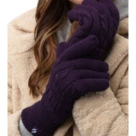 Heat Holders Women's Willow Thermal Gloves - Purple 