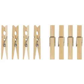 Wooden Clothes Pegs - 36 Pack