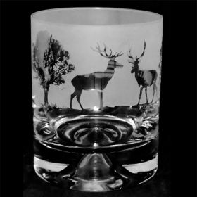 The Milford Collection Woodland Scene Whisky Tumbler 