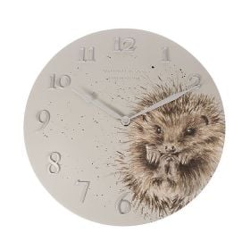 Wrendale Designs Wall Clock, Hedgehog – 30cm 