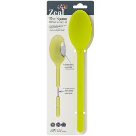 Zeal Silicone Traditional Cooks Spoon, 30cm - Lime