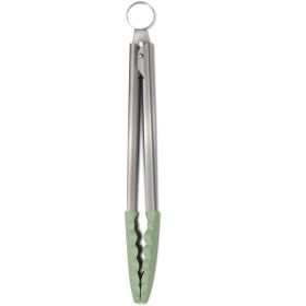 Zeal Silicone Food Tongs, 20cm - Sage Green