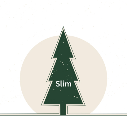 Slim Christmas Trees
